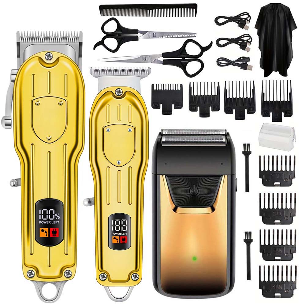 Men'S Grooming Room - LCD Ekranlı Profesyonel Saç Kesme Makinesi