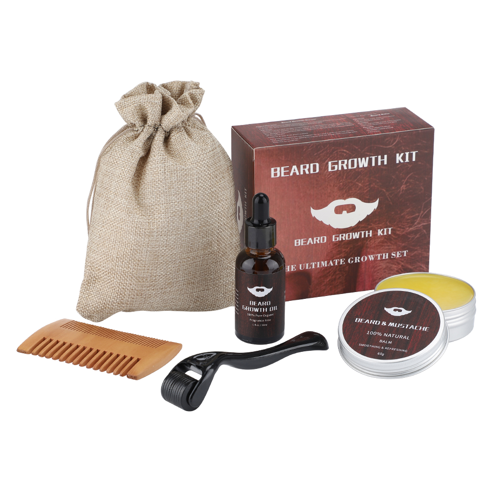 Men'S Grooming Products Kit - Sakal uzatma kiti erkekler için saç