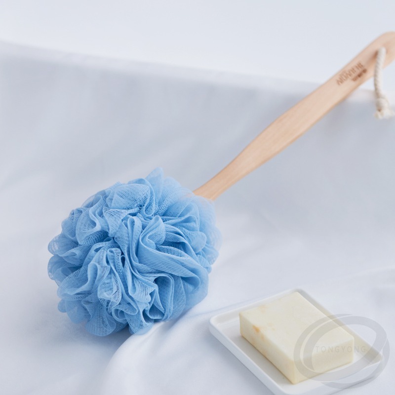 Exfoliating Scrub Mens - 1 adet uzun saplı ahşap banyo