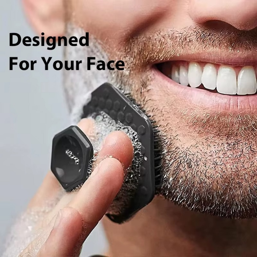 Exfoliating Scrub Mens - Mini Manuel Yüz Temizleme Fırçası Erkekler