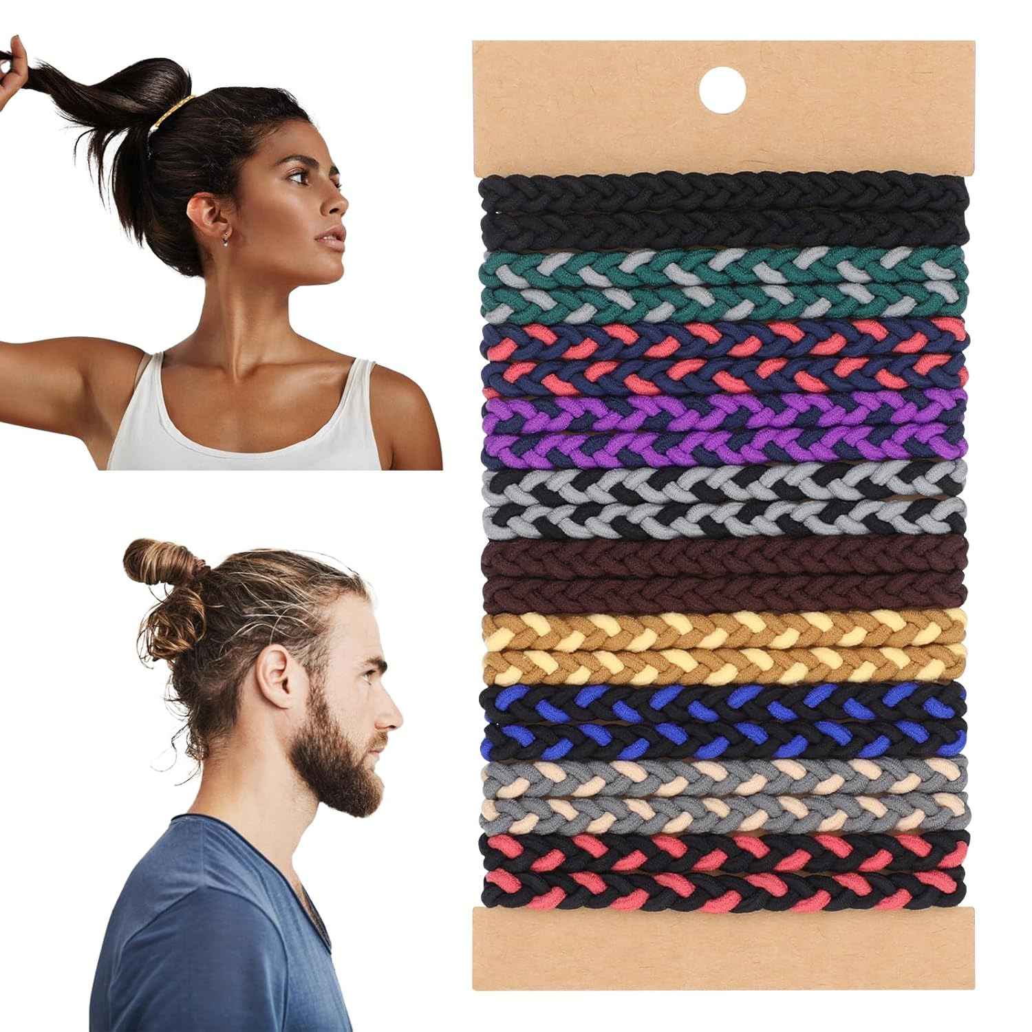 Men'S Grooming Tape - 10 adet Boho Saç Bağları Bilezikler