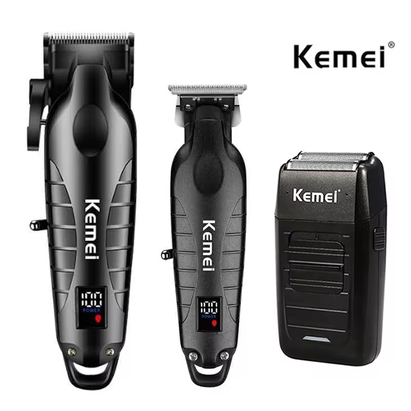 Men'S Grooming Scissors - Erkekler için Kemei Saç Kesme Seti,