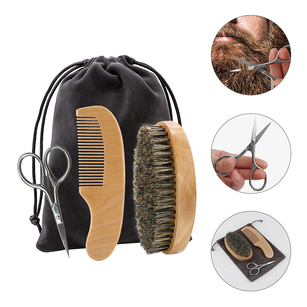 Men'S Grooming Scissors - Erkekler için 1 Set Sakal Şekillendirme