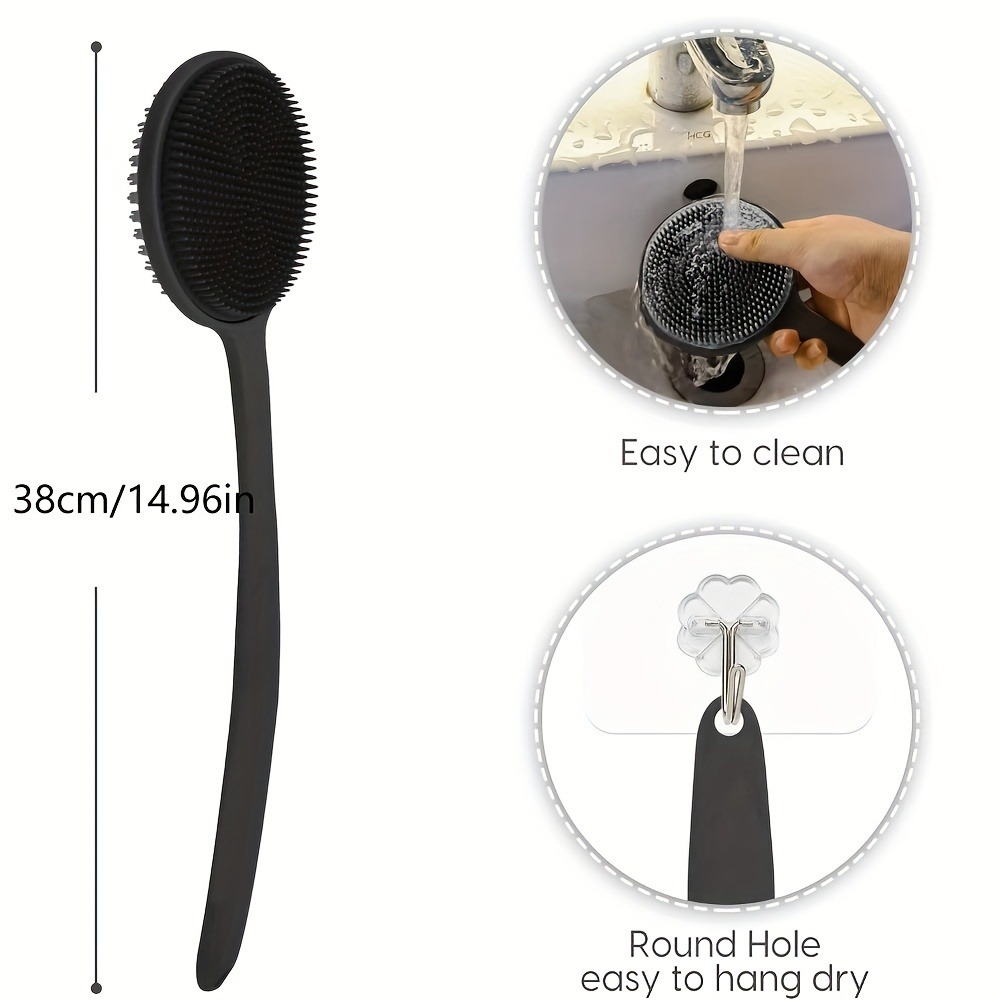 Duş için Silikon Sırt Scrubber - Exfoliating Scrub Mens incelemesi ve fiyatı