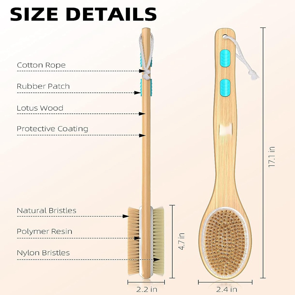 Duş için Sırt Scrubber, Uzun S - Exfoliating Scrub Mens incelemesi ve fiyatı